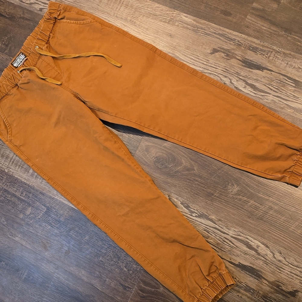 Elastic waist khaki pants by Matchstick, sz 36 (XXL)
